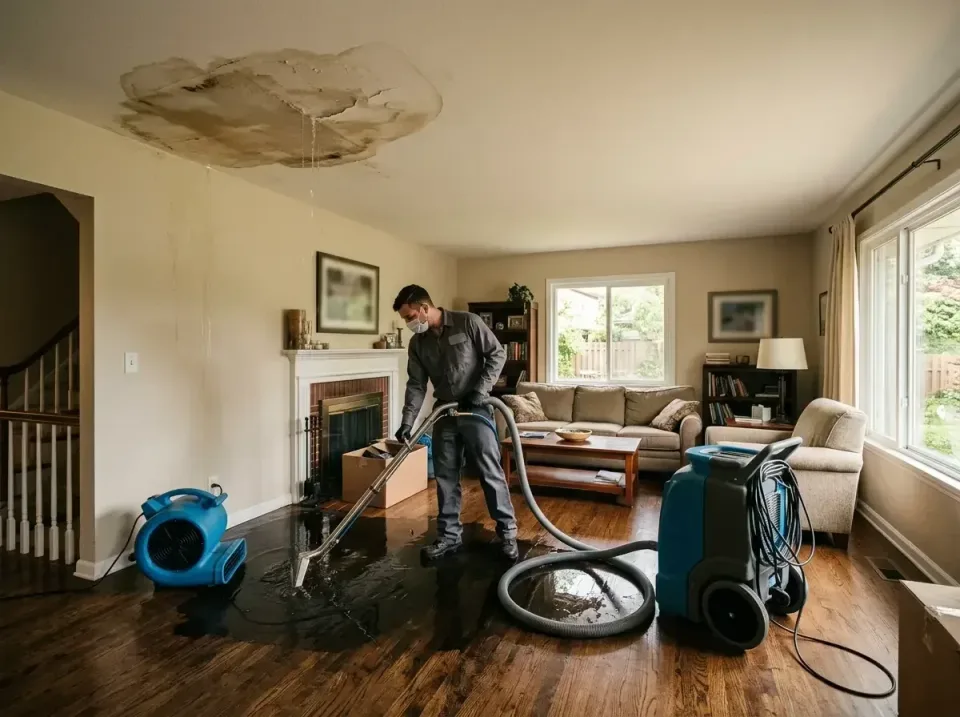 attic-pipe-burst-ceiling-drip-008 — frequently asked questions, Water Damage Restoration & Carpet Care in Moorhead, MN
